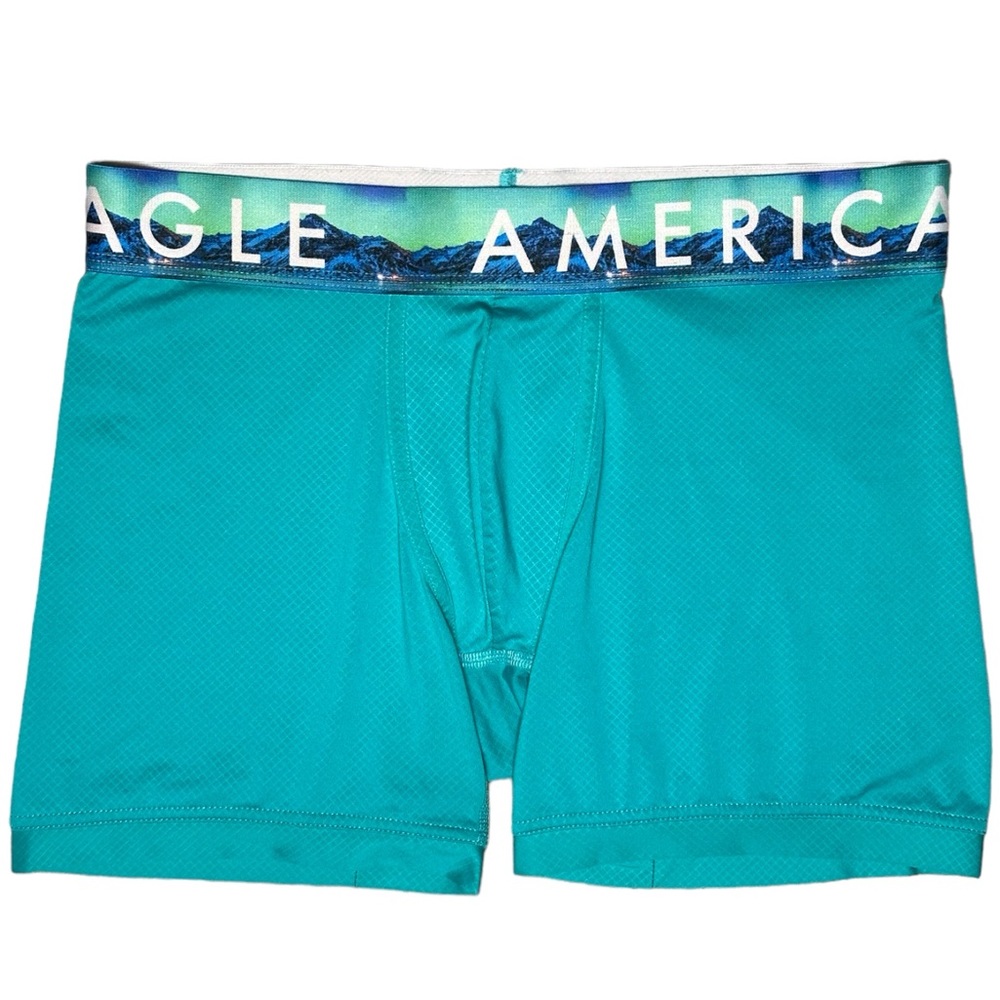 American Eagle Men's Blue AE Flex Boxer Brief Underwear Activewear Size M